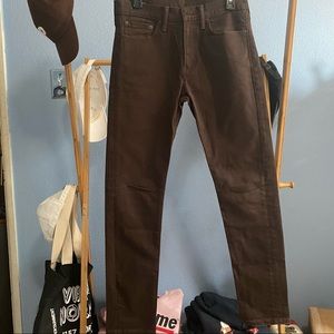 Levi’s 510 31 x 32 Brown Skinny Jeans